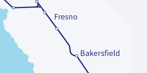 Fresno to Bakersfield