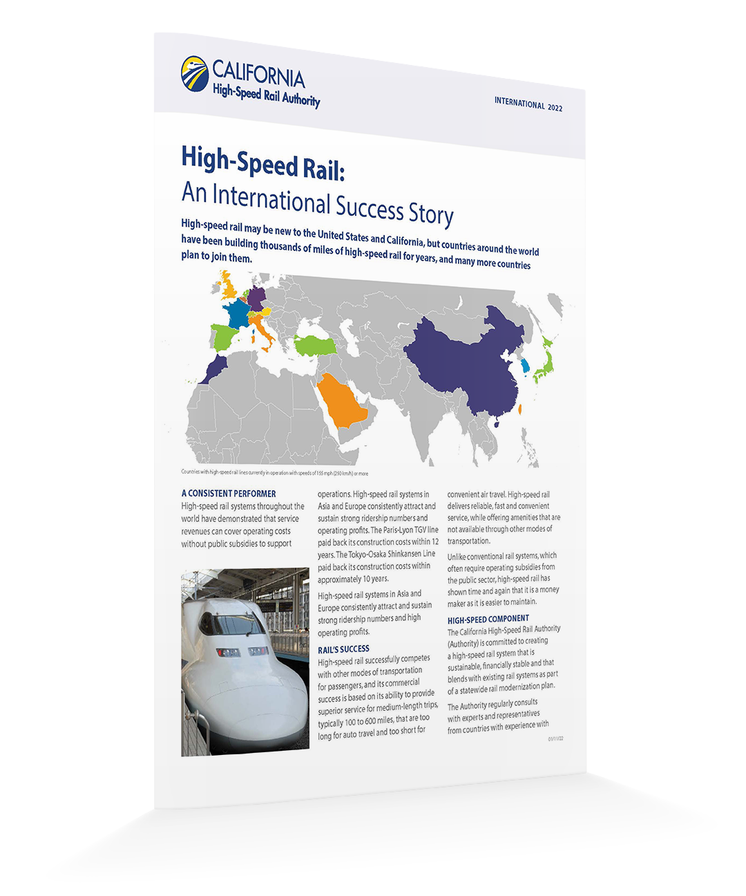 Cover of International Success Story factsheet