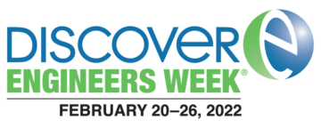 Logo for DiscoverE Engineers Week, February 20-26, 2022