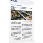 Funding High-Speed Rail factsheet cover