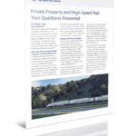 Image of the private property and HSR factsheet