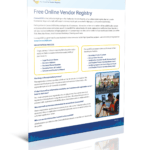 Free Online Vendor Registry Cover Sheet