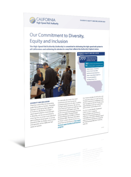 Thumbnail image of the first page of the Our Commitment to Diversity, Equity and Inclusion factsheet