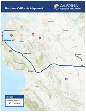 Northern California Alignment Map Thumbnail