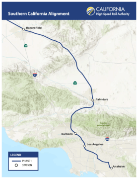 Southern California Alignment Map Thumbnail