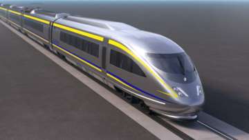 High-Speed train rendering